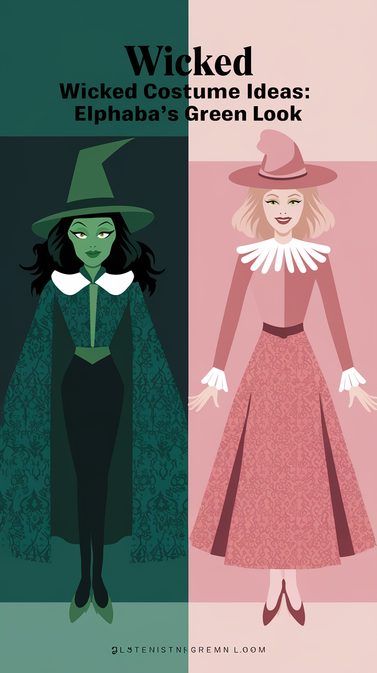 Halloween costumes- Glinda and Elphaba shine in the musical and film in their remarkable wardrobe