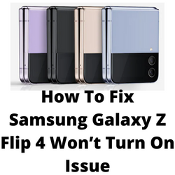 Fixing the Samsung Galaxy Z Flip 4 that wont turn