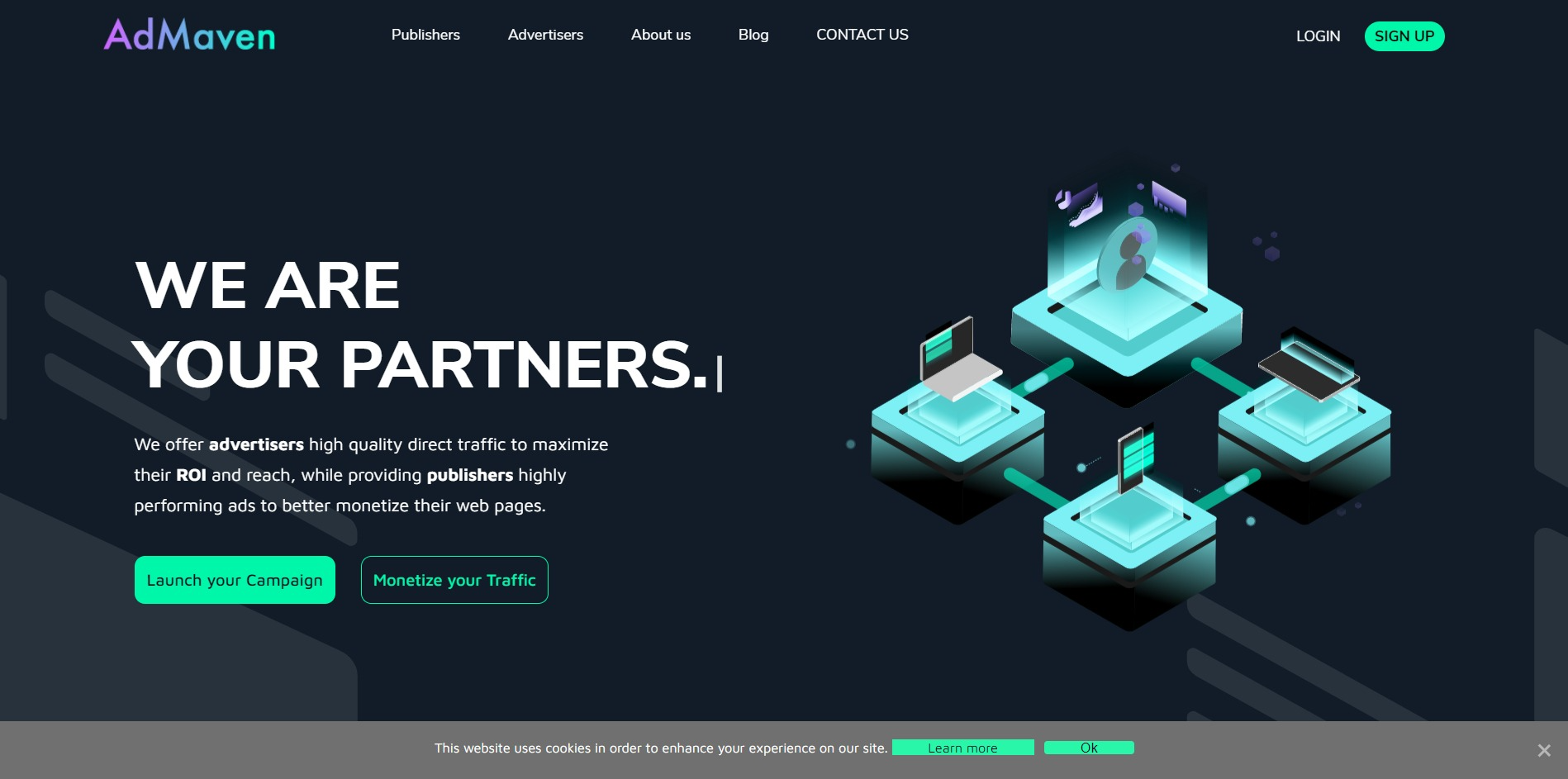 AdMaven Main Page