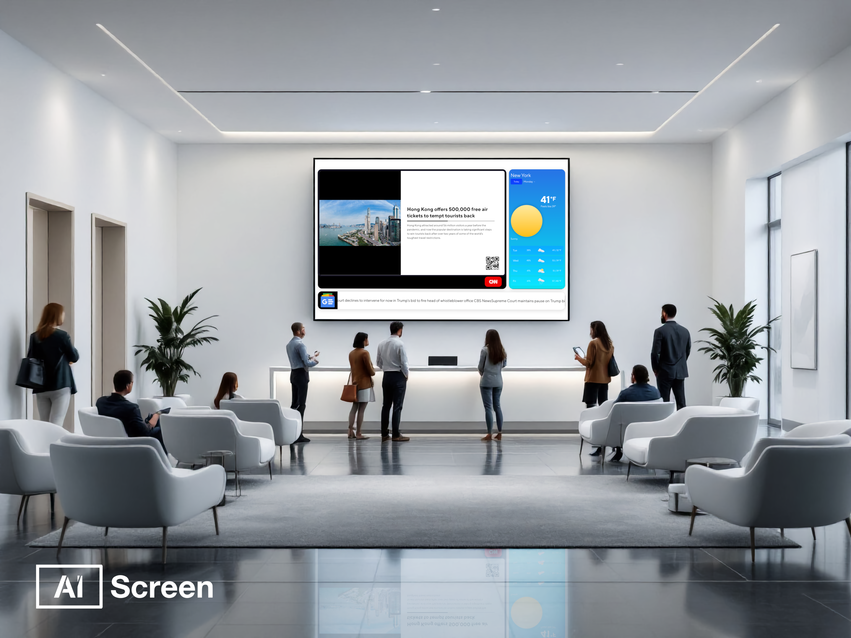 Digital Signage for Government: How and Why to Use it 3 - Copyright © 2025 AIScreen Inc. All rights reserved. on the dockets