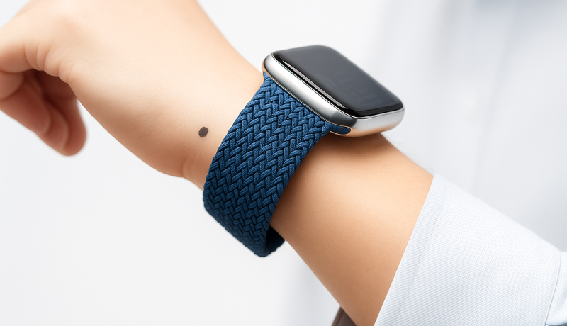 solo loop band with anchor blue