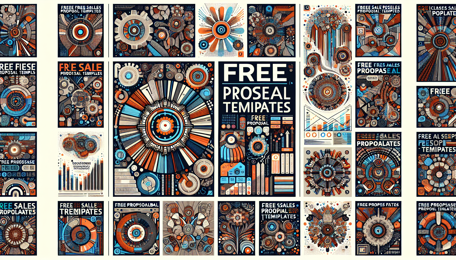 Illustration of free sales proposal templates