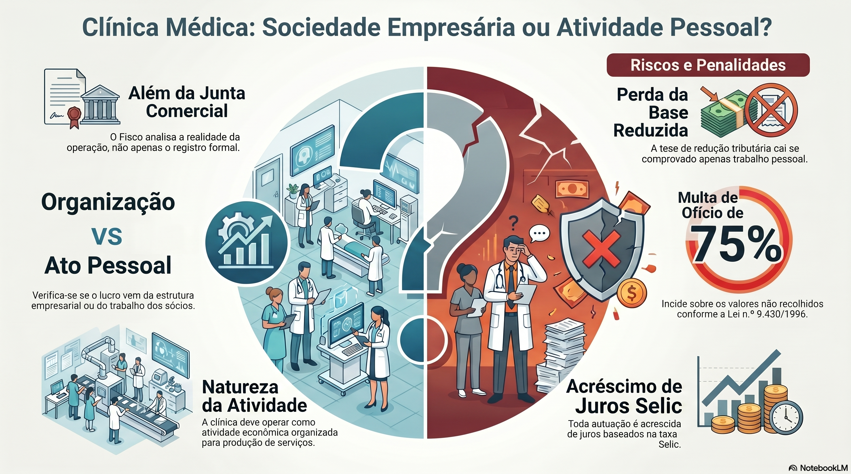 O que o Fisco verifica para saber se uma cl&iacute;nica m&eacute;dica &eacute; uma sociedade empres&aacute;ria de verdade?