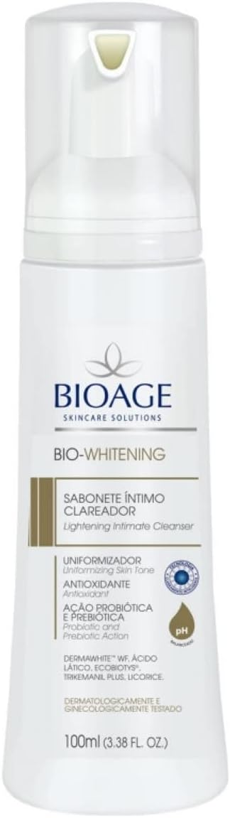 Sabonete Íntimo Clareador Antioxidante Bio-Whitening. Imagem: Amazon