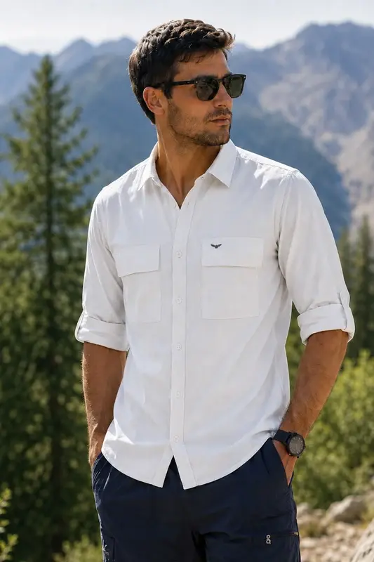 Double Pocket Shirts for Men