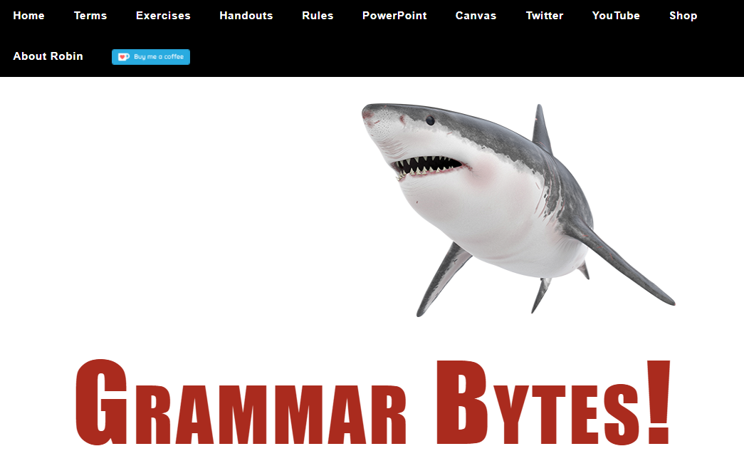 Grammar Bytes! homepage