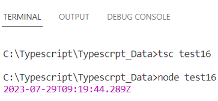 In Typescript, the Date object can handle both date and time parts