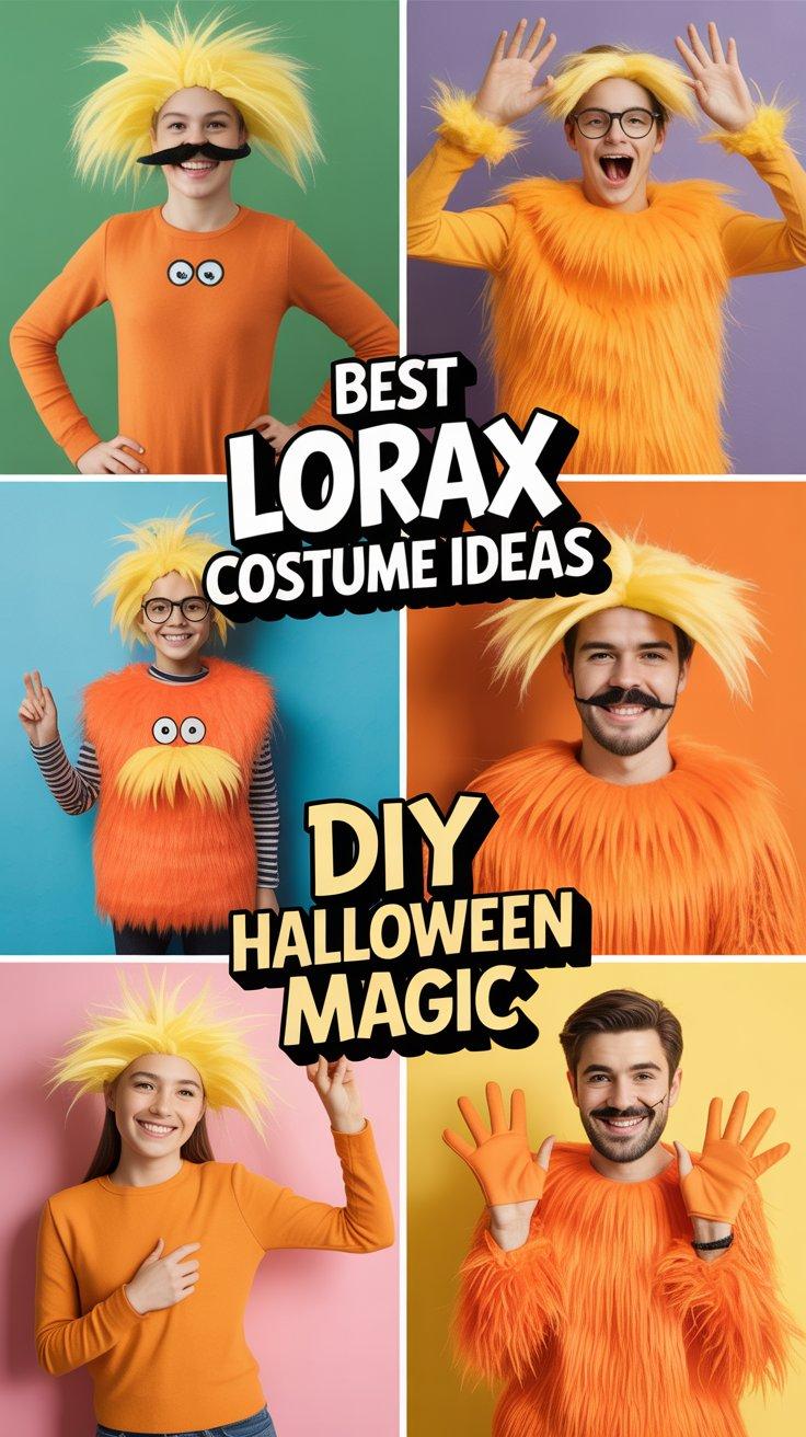 Lorax costume, Dr. Suess the lorax costume, enjoy the costume's pull on hood, boasts plush eyebrows