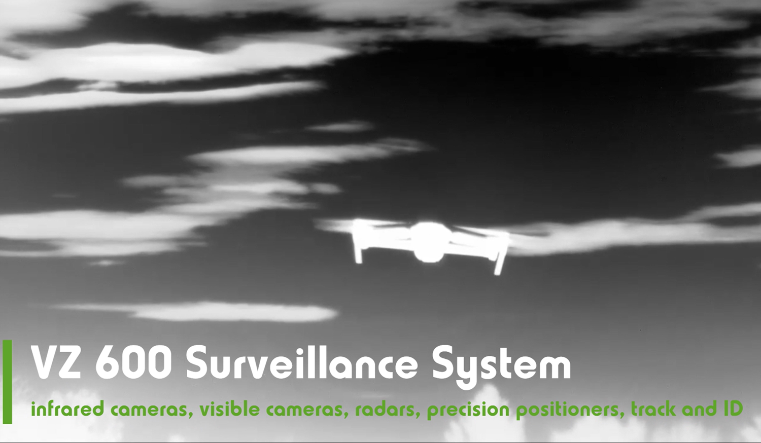 VZ 600 Drone Detection, Classification and Identification System ability to find small drone technologyg
