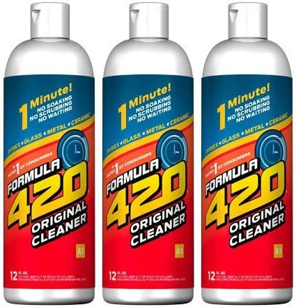 Formula 420 All Natural Cleaner  Glass Pipe Cleaning Solution - Pulsar –  Pulsar Vaporizers