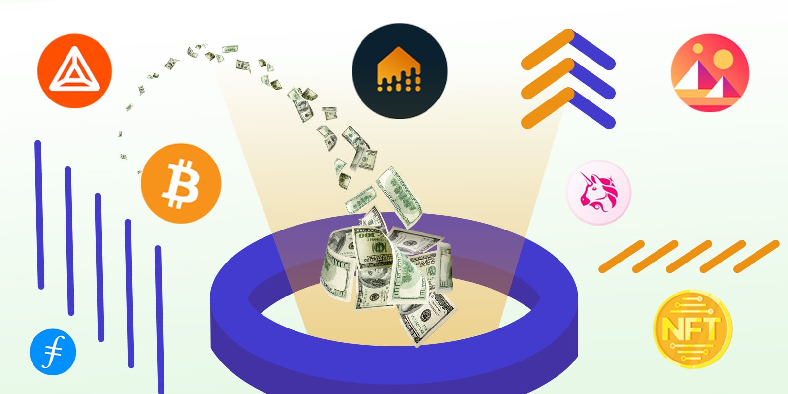 The diversification benefits of including bitcoin in an investment portfolio.
