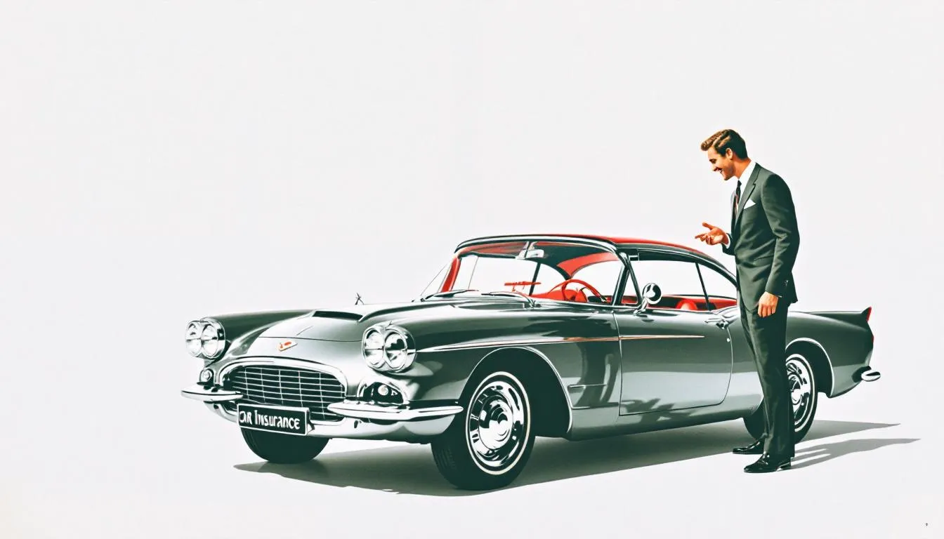 A classic car owner discussing insurance savings with a representative, emphasizing ways to maximize savings.