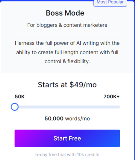 Boss Mode annual plan
