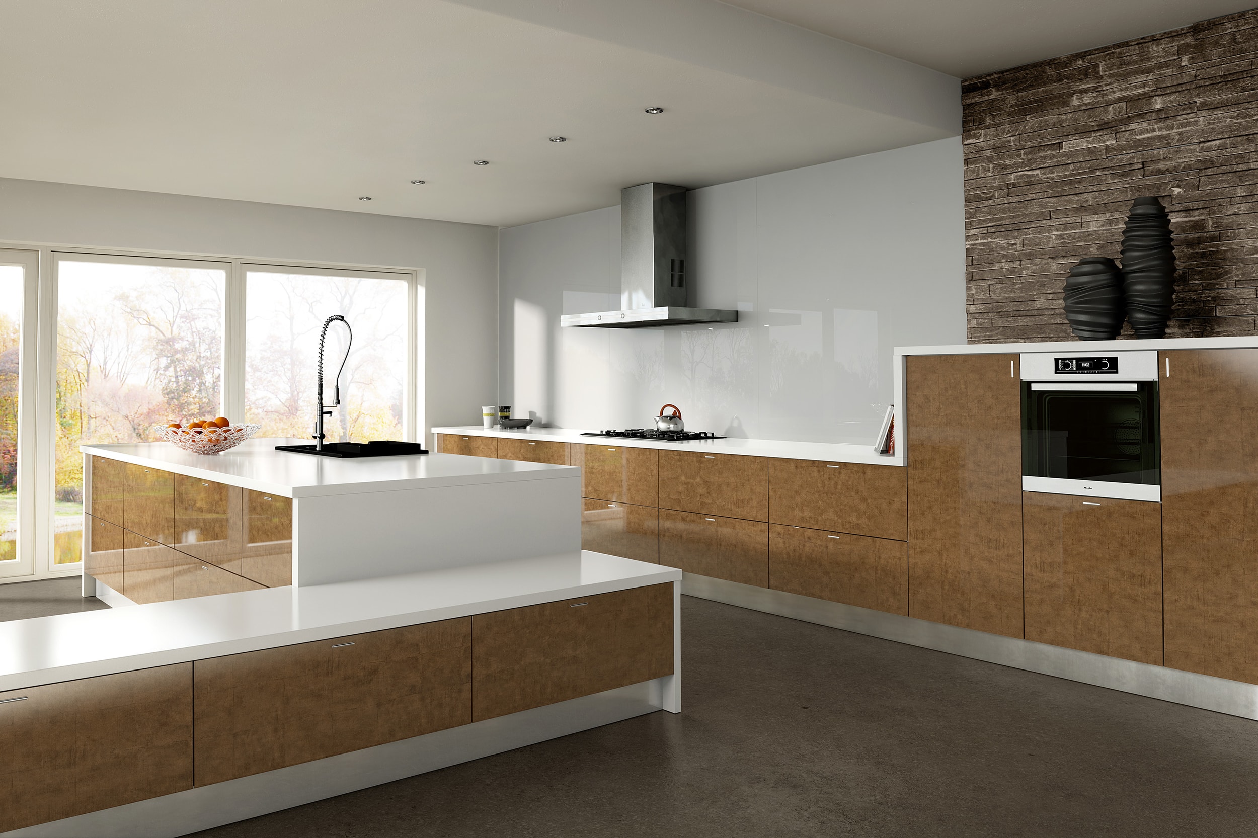 Copperleaf High Gloss Kitchen