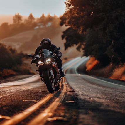motorcycle rider in Virginia
