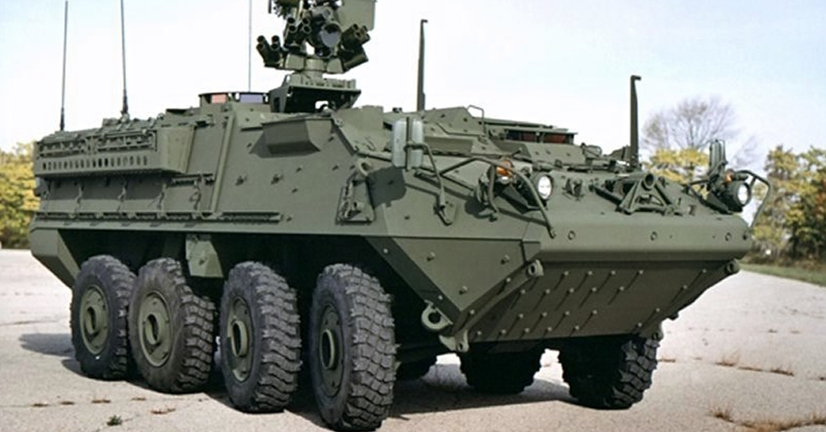 US. Army's Stryker Armaments Contract, $943 Million, Stryker Infantry Carrier Vehicle