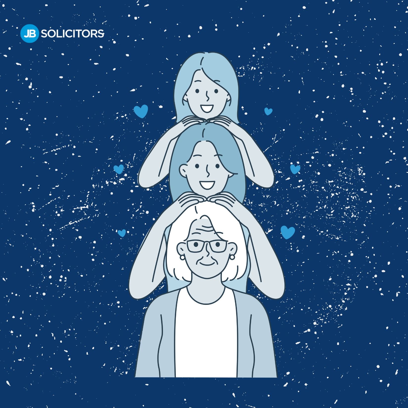 a young child, a woman, and a grandmother