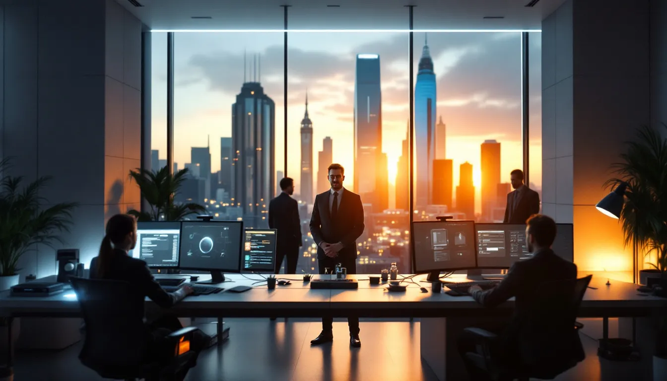 A small business thriving with the help of managed IT services.