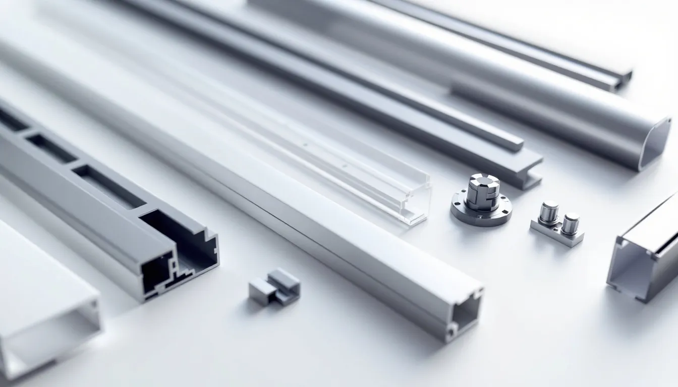 Custom plastic extrusions tailored for various applications.