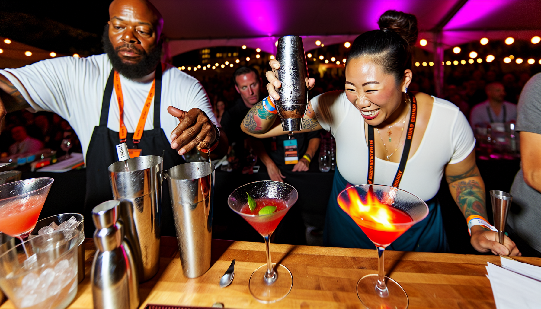 Spirited cocktail competition at the festival