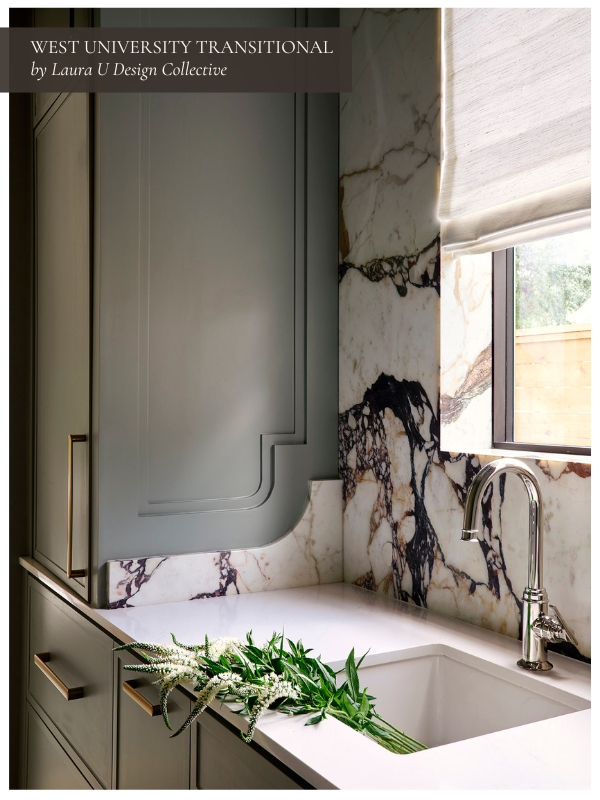 West University Transitional Project from Laura U Design Collective butler's pantry
