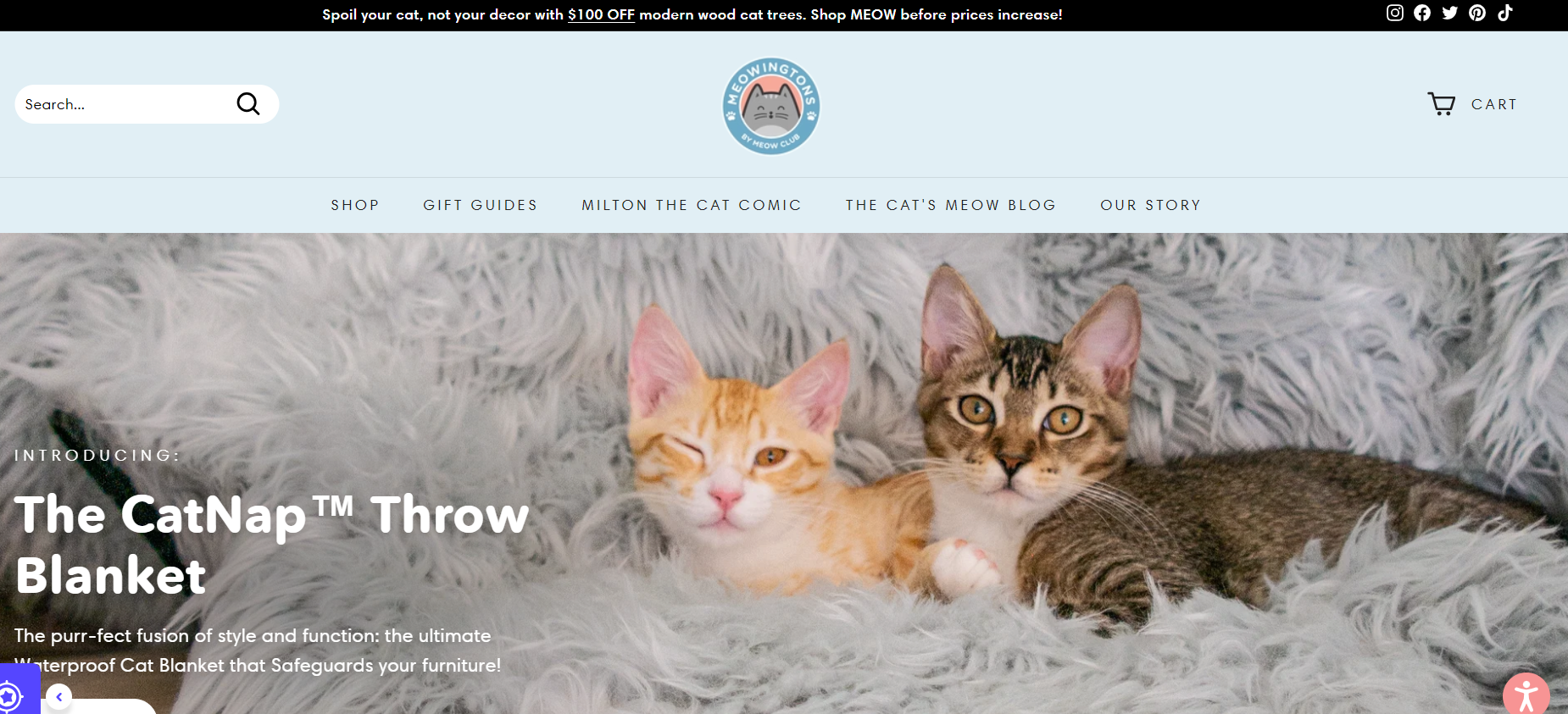 meowingtins homepage