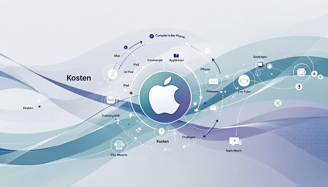 Herausforderungen im Apple Pro Ökosystem, dargestellt durch eine Grafik über Kosten und Kompatibilität.