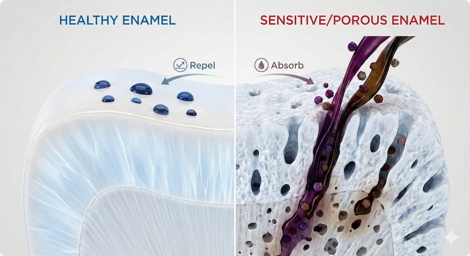 Why Do Coffee and Red Wine Stain Sensitive Teeth