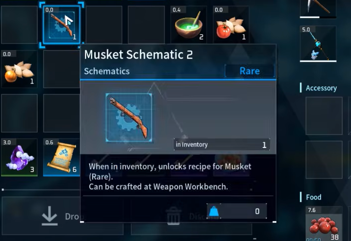 Weapons in Palworld 1.0