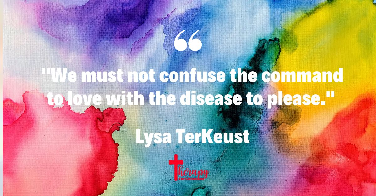 People Pleaser Quotes by Lysa TerKeust on people pleaser syndrome "We must not confuse the command to love with the disease to please." 