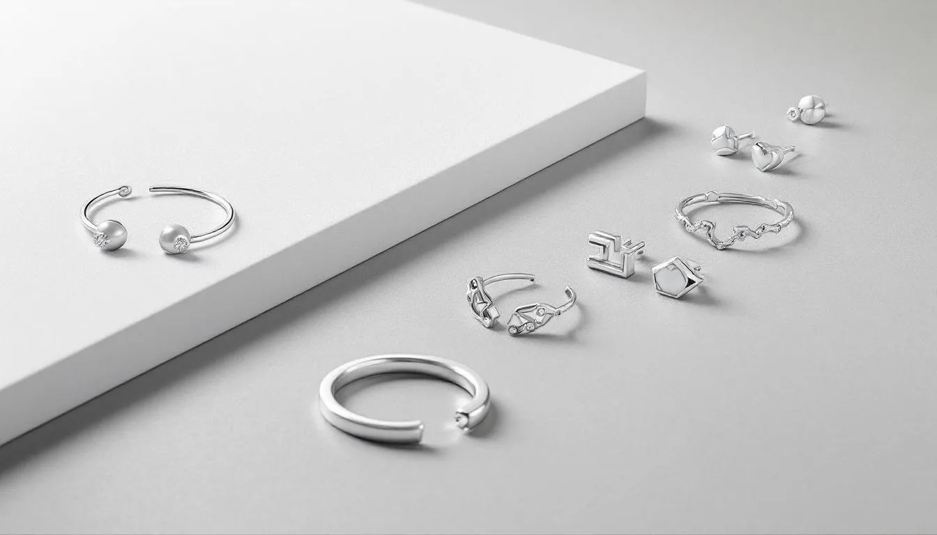 Unique designs of silver earrings for every style.
