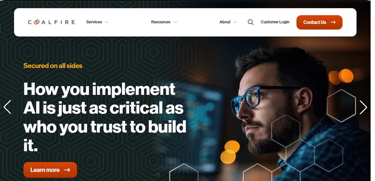 Coalfire penetration testing homepage