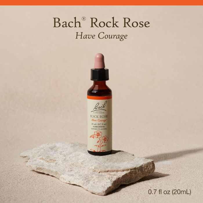 Bach Rock Rose remedy for depression, "Have Courage."