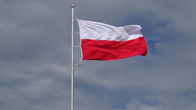 flag, poland, mast