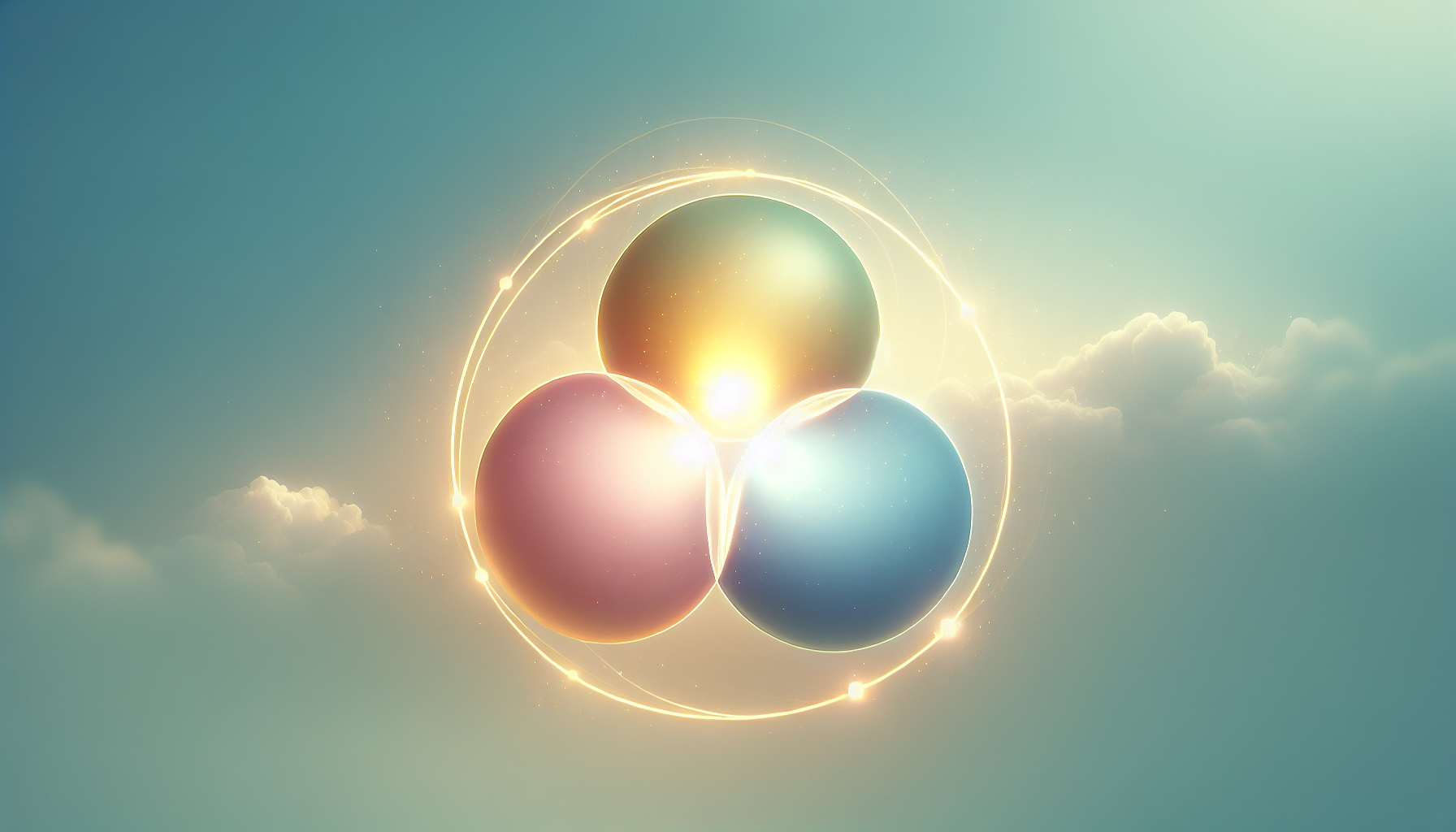 Illustration of three interconnected circles representing the core components of self-compassion