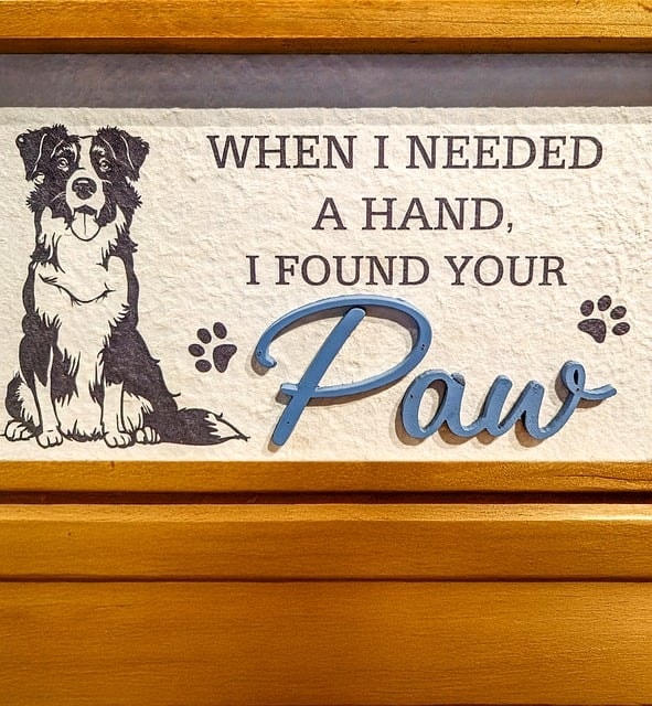 dog, beautiful wallpaper, plaque, pet, animal, sign, gift, love, friend, loyal, faithful, background, decorative
