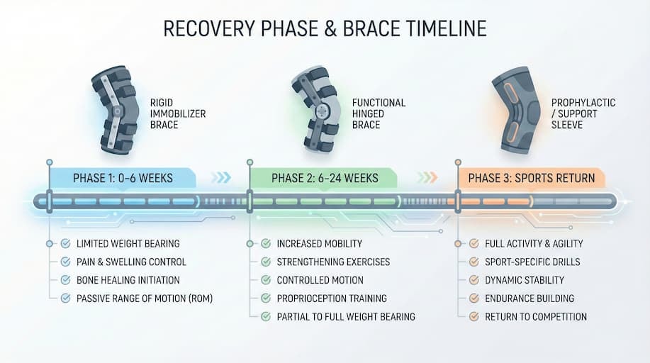 Best Knee Braces by Rehab Phase: From Surgery to Full Recovery