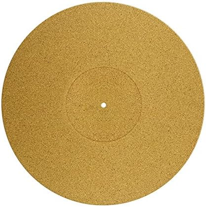 cork mat, turntable platter, dampening