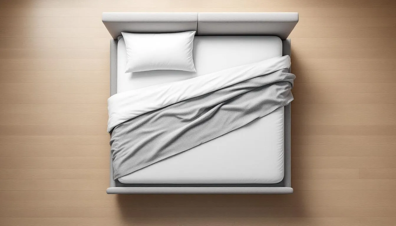 Dimensions of a king single bed displayed visually.
