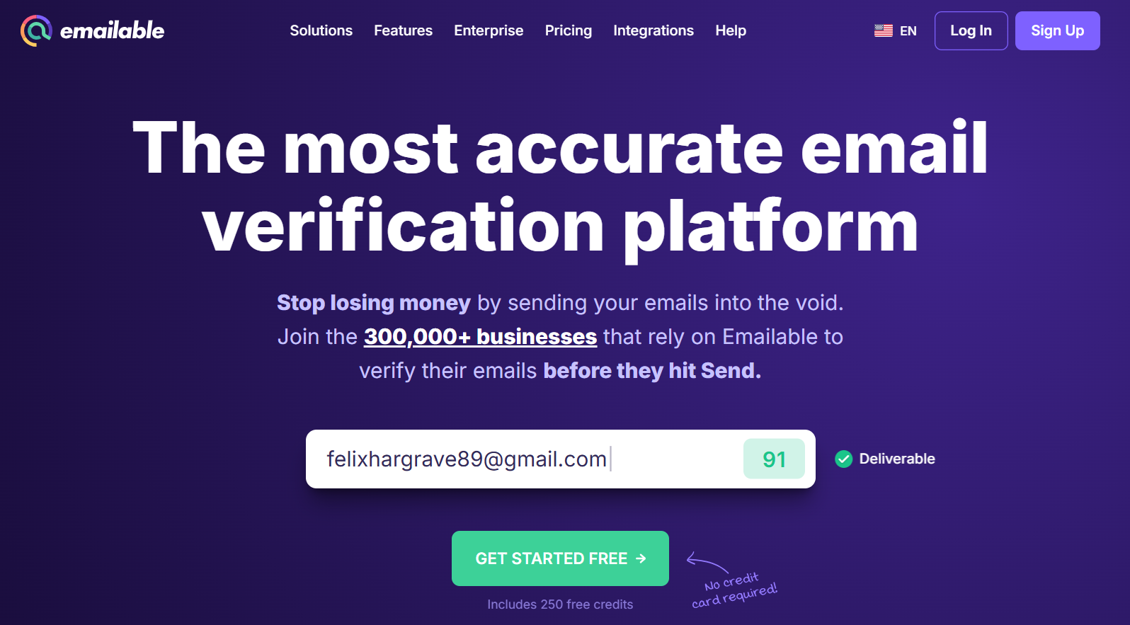 Emailable eines der anderen Verifizierungstools für E-Mail-Vermarkter