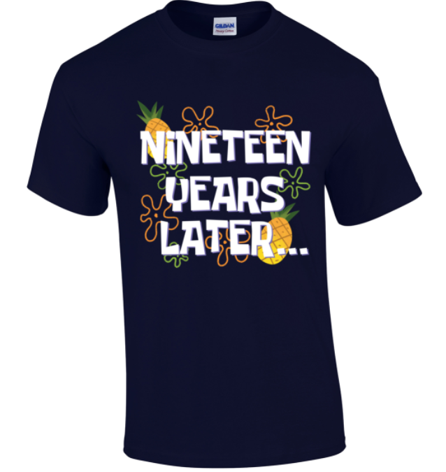 Cartoon Years Later Pineapple Birthday