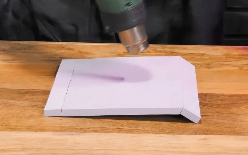 Preparing EVA foam for Plasti Dip application.
