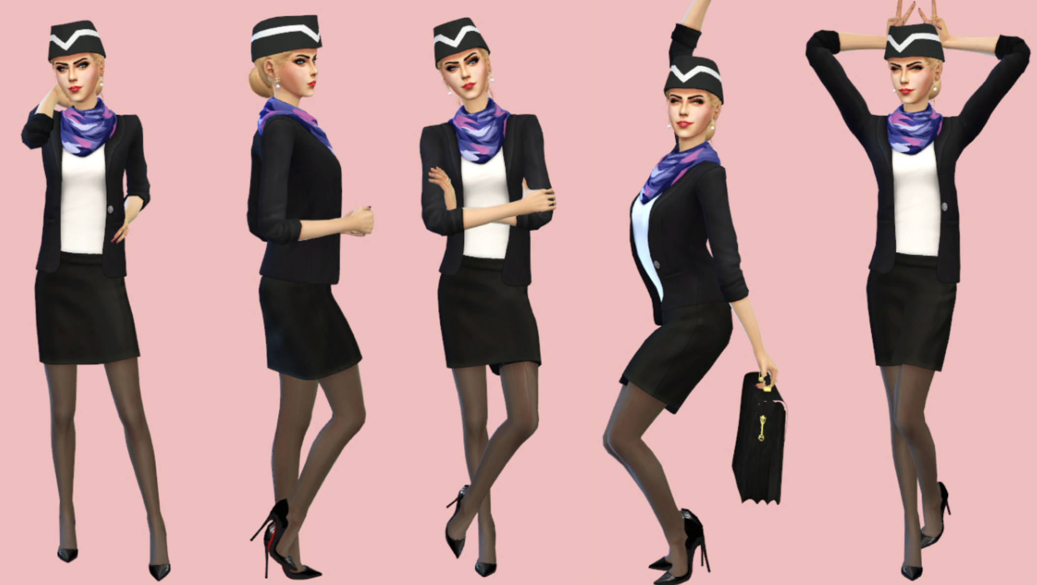 Форма четыре. SIMS 4 stewardess. SIMS 4 Flight attendant uniform. Симс 4 стюардесса. Костюм стюардессы на SIMS 4.