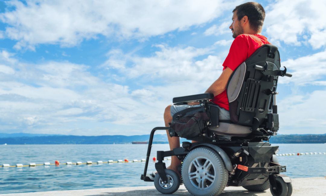 power chair, manual wheelchair