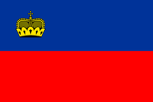 liechtenstein, flag, national flag