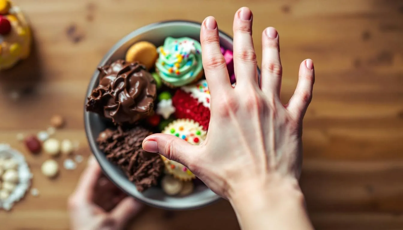 The image depicts a person enjoying a sauna session, surrounded by warm, soothing light, which promotes relaxation and stress management. This heat therapy is a powerful tool that may help stop sugar cravings by improving blood flow and enhancing overall health, potentially aiding in insulin sensitivity and reducing the desire for sugary foods.