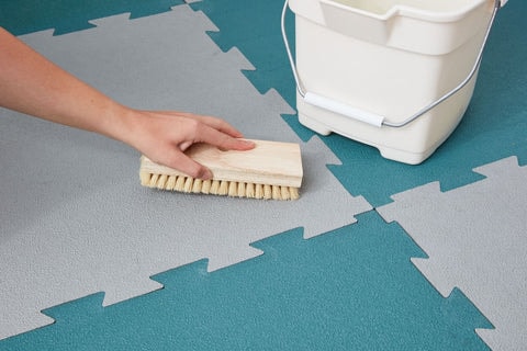 cleaning foam play mats