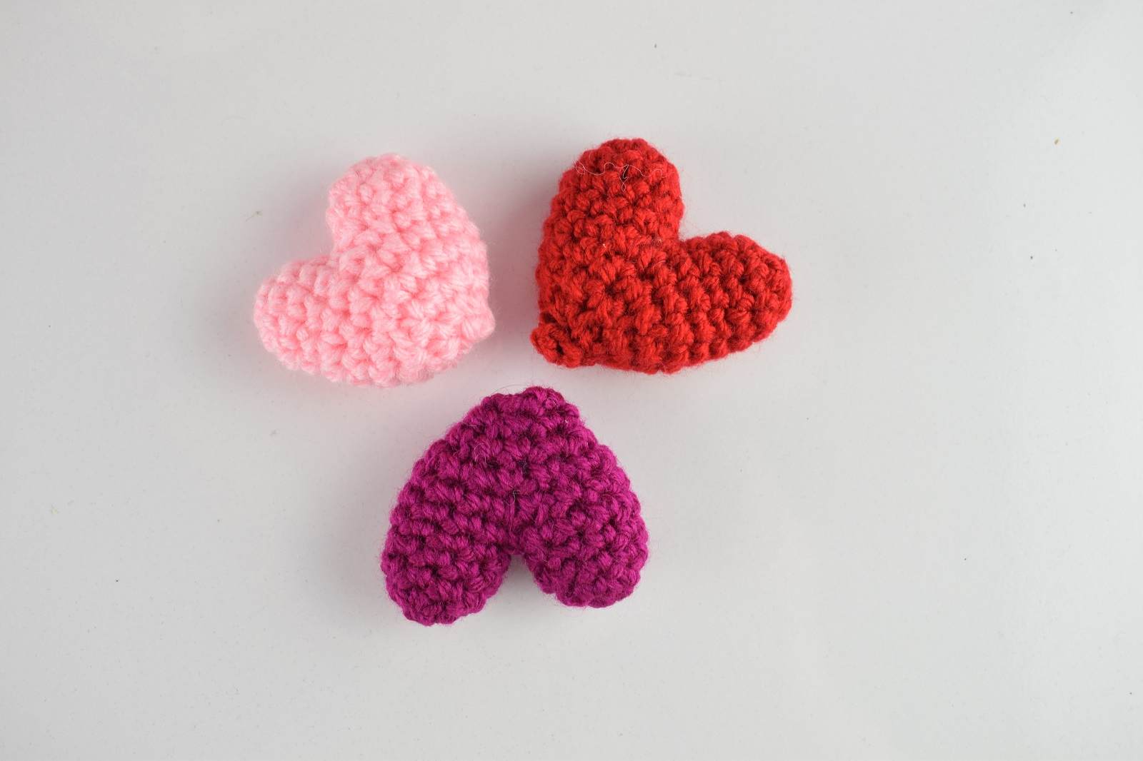 crochet amigurumi hearts pattern free