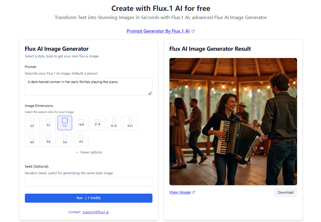 Flux AI Image Generator By Flux.1 AI