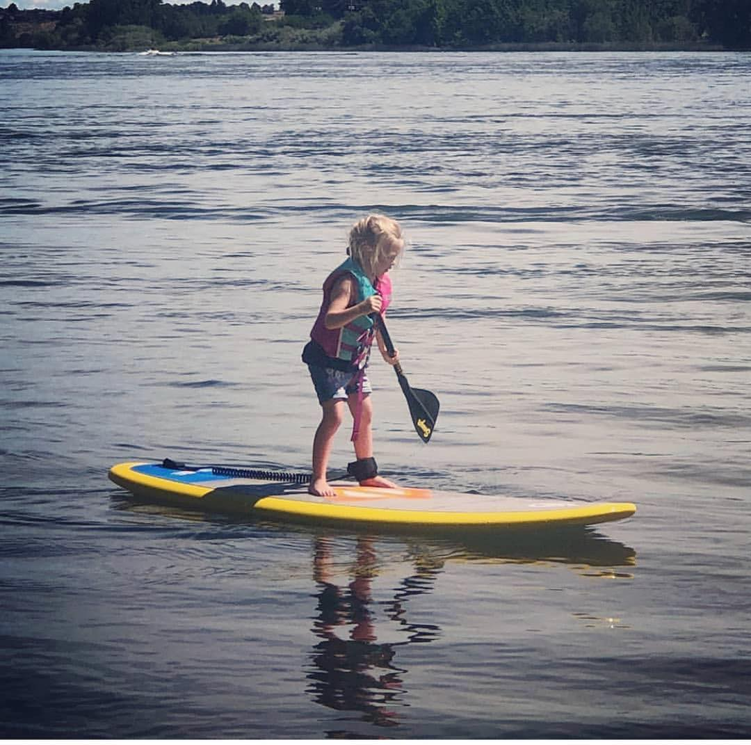 smooth ride on a wider board performs and a sup paddle